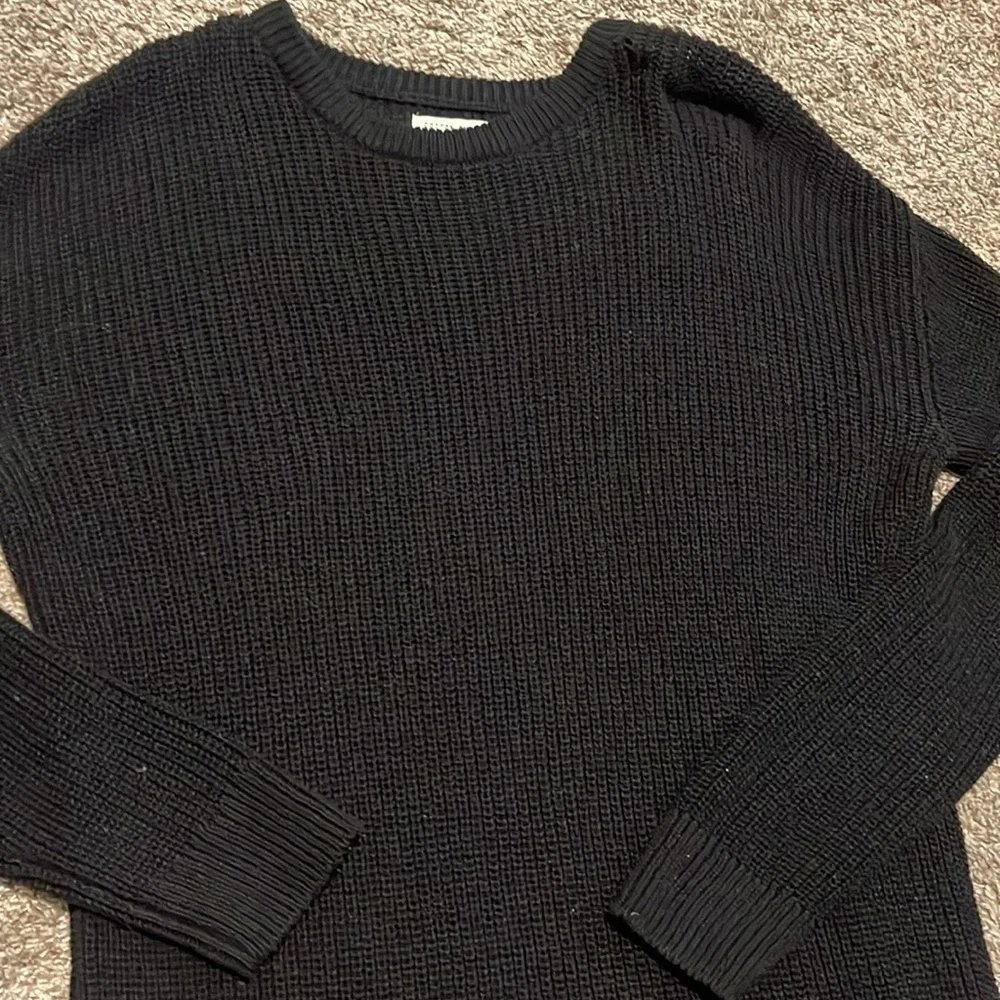 Cotton On Women's Black Crew‎ Neck Knit  Sweater XS